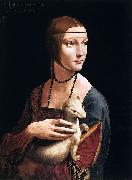 Portrait of Cecilia Gallerani LEONARDO da Vinci